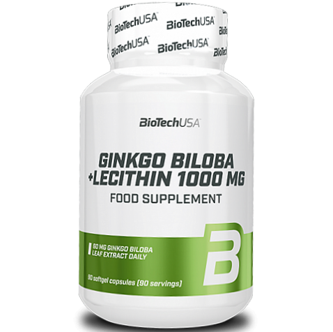 Ginkgo Biloba + Lecithin BioTech 90 таблеток, фото 1