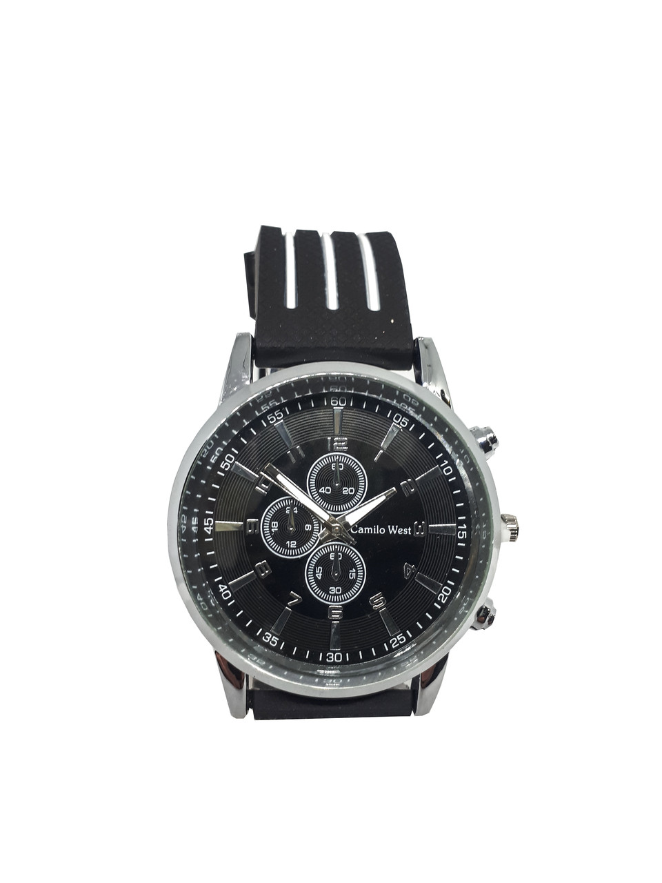 Годинник молодіжні чоловічі Camilo West на силіконовому ремінці. Білий, фото 1