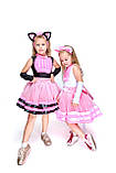 Дитячий карнавальний костюм для дівчинки Кішечка «Кинь» 115-125 см, рожевий, фото 5