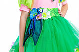 Дитячий костюм для дівчинки «Весна» 115-125 см, зелений, фото 6