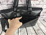 Чоловіча сумка-портфель Polo під формат А4 КС62, фото 9