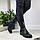 36 р. Ботинки женские зимние черные кожаные на низком ходу, из натуральной кожи, натуральная кожа, фото 5