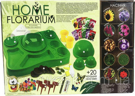 Набір для дослідів "Home Florarium" (Ботанічний сад) ТМ Danko Toys, фото 2