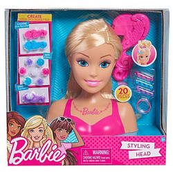 Барбі манекен для зачісок блондинка Barbie Styling Head ( Лялька-голова для укладання волосся БАРБІ)