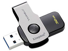 USB-флеш-накопичувач Kingston 32 GB DT SWIVL Metal USB 3.0 (DTSWIVL/32GB)