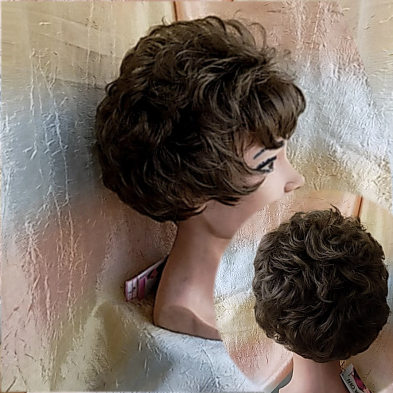 Перука кучерява пишна з термоволосся "П'ЄХА" русявий FLORA Dr-8, фото 1