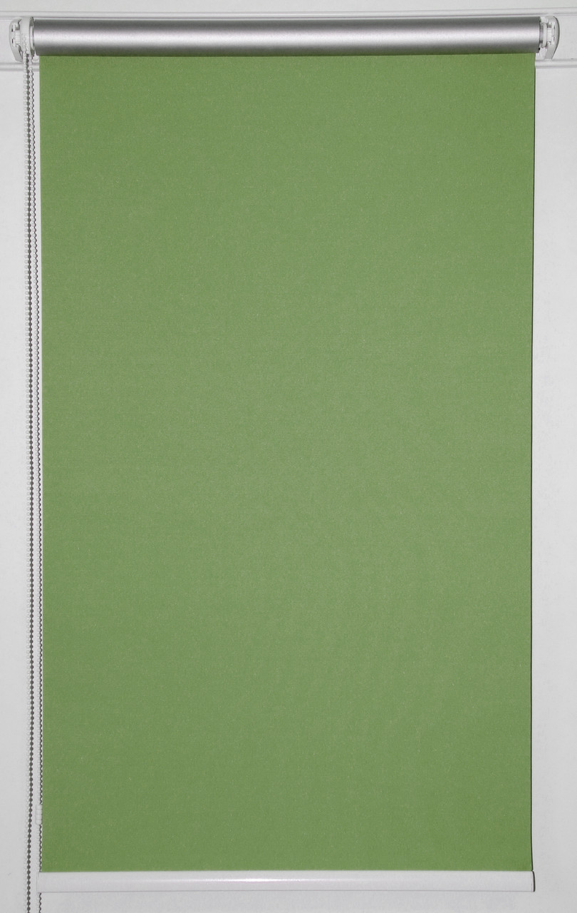 Рулонна штора 525*1500 Блекаут Сільвер Зелений