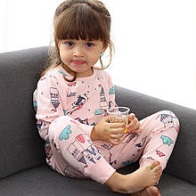 Дитяча піжама для дівчинки 1-3 роки фея і замок арт. 708