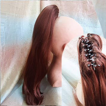 Хвіст шиньон прямий на крабі мідний 1897-130