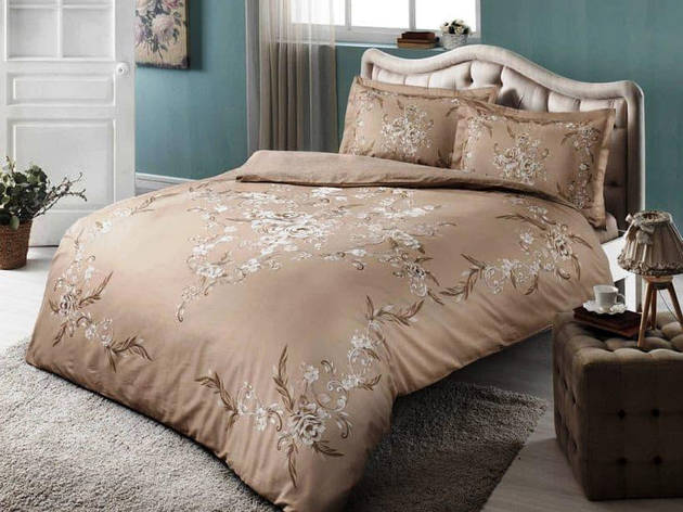 Постільна білизна TAC normal saten Lavinia євро, фото 1