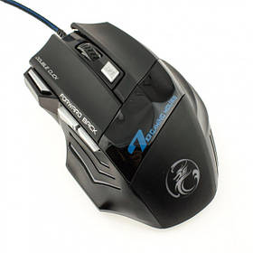 Ігрова миша дротова RIAS X7 з підсвічуванням Black (2_007985)