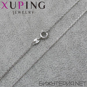Цепочка Xuping Jewerly длина 45 см ширина тонкая медицинское золото якорное плетение застёжка шпрингель
