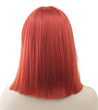 Перука червона каре пряме волосся, фото 2