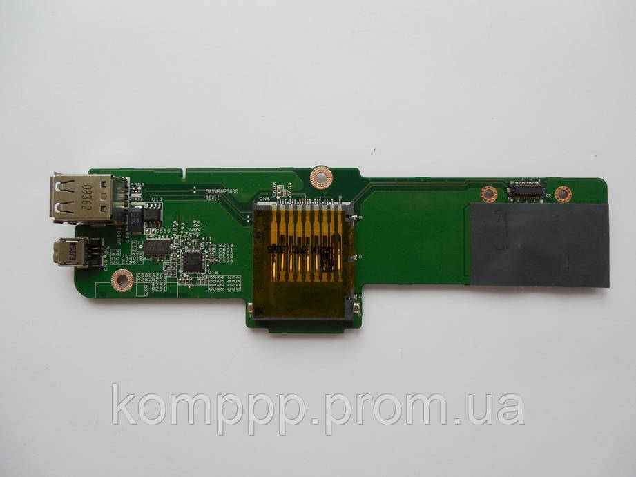 Плата USB-картдера для ноутбука Dell Vostro 1015 1014 DAVM9MPI6D0 0MR7GX PP37L