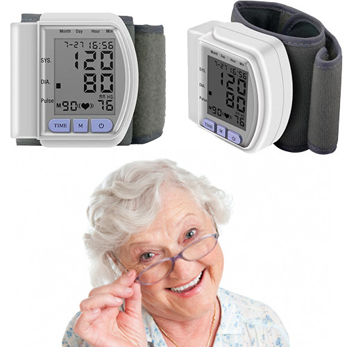 Цифровий тонометр на зап'ястя Automatic Wrist Whatch Blood Pressure
