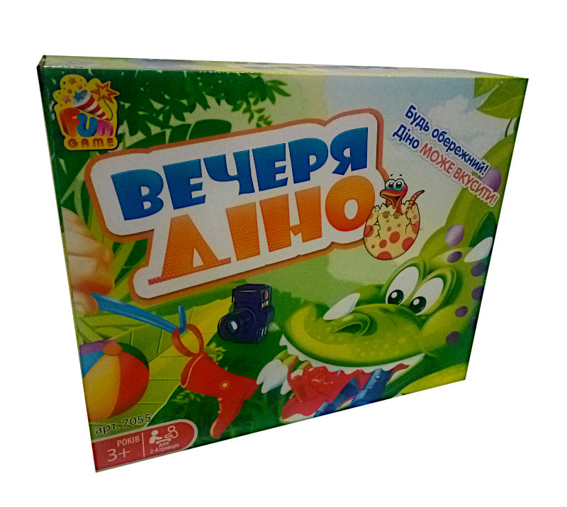 Дитяча настільна гра "Вечеря Діно" 7055