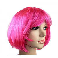Перука карнавальна яскраво-рожева каре