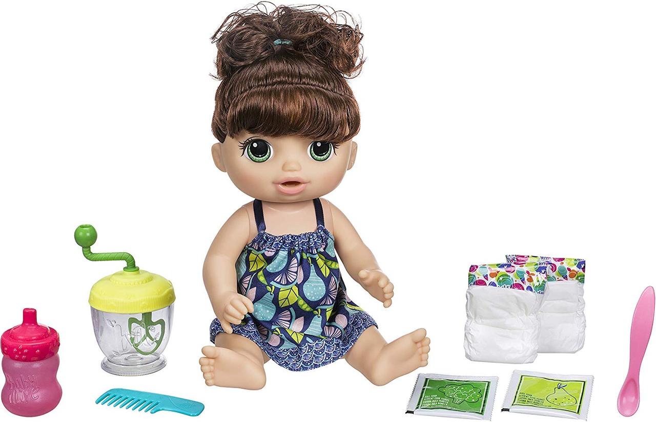 Лялька Hasbro Baby Alive Брюнетка ласунка