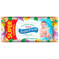 Влажные Салфетки Superfresh Для Детей И Мам С Клапаном 120 Шт (4823071619010)