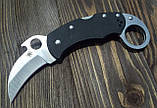 УЦІНКА. Ніж складаний керамбіт Spyderco, чорний малий, фото 2