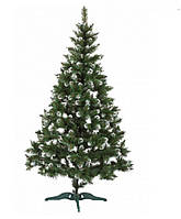 Ялинка новорічна штучна Лідія з білими кінчиками 1.3 м (у коробці)