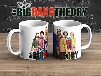 Чашка РР. на білому Теорія Великого вибуху / The Big Bang Theory