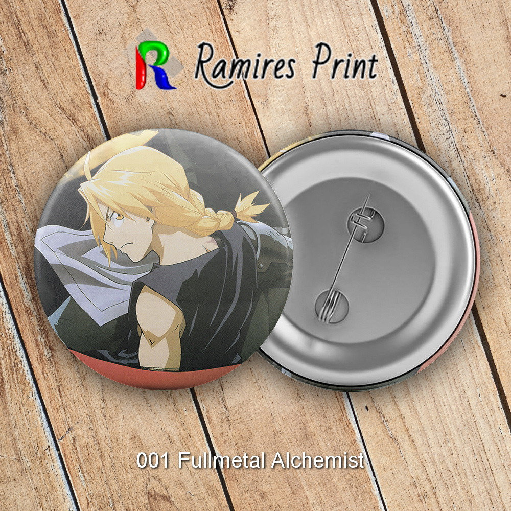 Значок 56 мм Аніме Fullmetal Alchemist