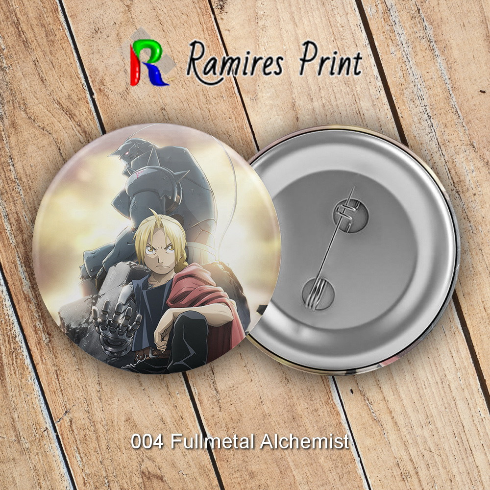 Значок 56 мм Аніме Fullmetal Alchemist 004
