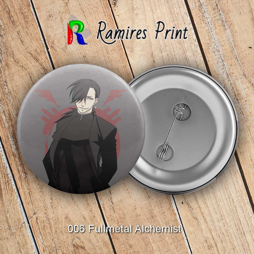 Значок 56 мм Аніме Fullmetal Alchemist 006