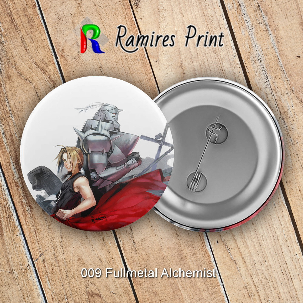 Значок 56 мм Аніме Fullmetal Alchemist 009