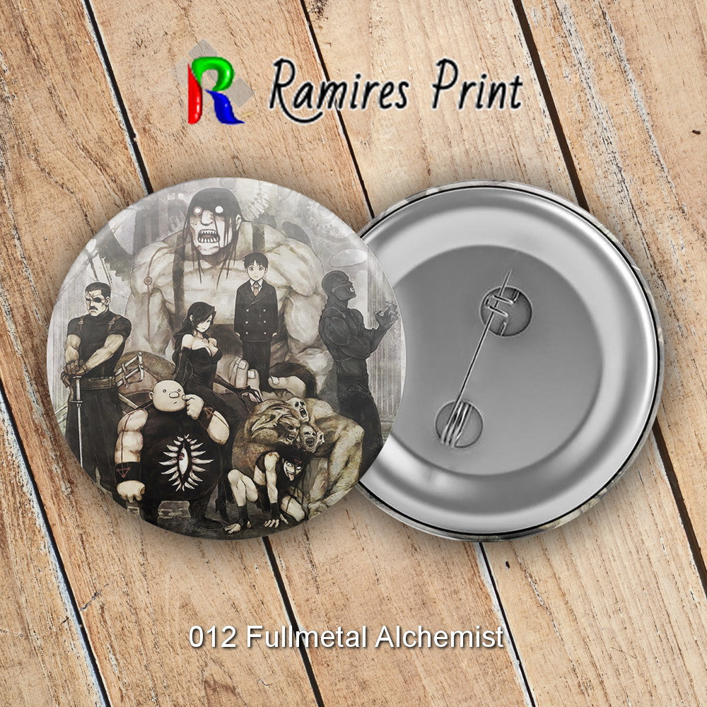 Значок 56 мм Аніме Fullmetal Alchemist 012