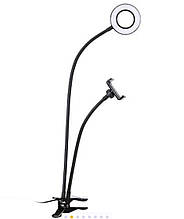 Лампа кільцева для зйомок USB провід кільце 9 см