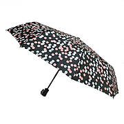 Парасолька складна, автомат, 10 спиць, рожевий горох, XI-023