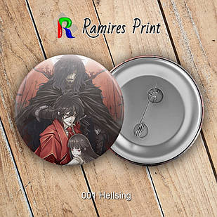 Значок 32 мм Аніме Hellsing