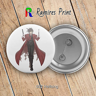 Значок 32 мм Аніме Hellsing 002