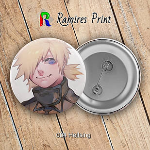 Значок 32 мм Аніме Hellsing 004