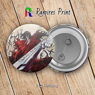 Значок 56 мм Аніме Hellsing 012