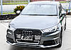 Решітка радіатора Audi A1 8X (14-18) стиль RS1, фото 3
