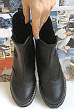 Підліткові черевики в стилі Timberland челсі натуральна шкіра оксфорд, фото 3