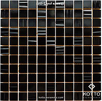 Мозаика СМ3001 С2 Black Black Str - керамическая мозаика 300х300