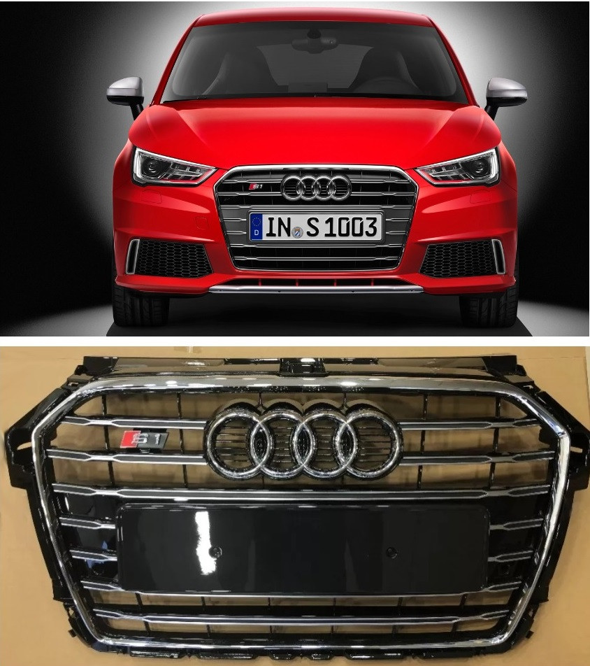 Решітка радіатора Audi A1 8X (14-18) стиль S1