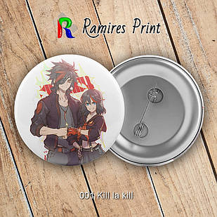 Значок 32 мм Аніме Kill la kill