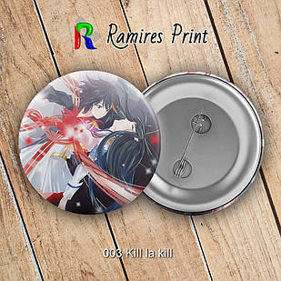 Значок 32 мм Аніме Kill la kill 003