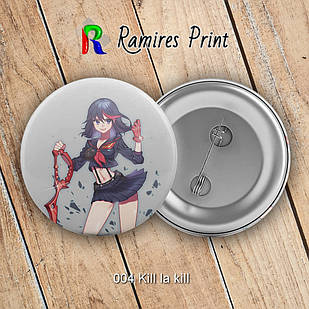 Значок 32 мм Аніме Kill la kill 004