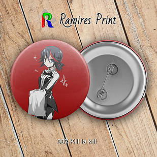 Значок 44 мм Аніме Kill la kill 007
