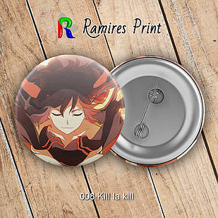 Значок 44 мм Аніме Kill la kill 008