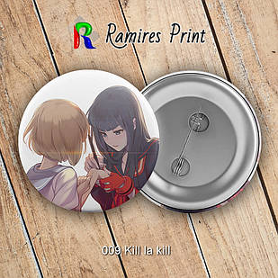 Значок 32 мм Аніме Kill la kill 009