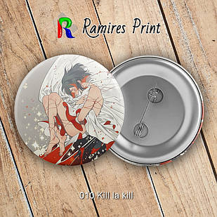 Значок 32 мм Аніме Kill la kill 010