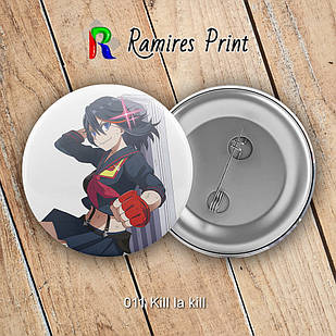 Значок 44 мм Аніме Kill la kill 011