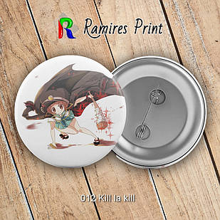Значок 32 мм Аніме Kill la kill 012